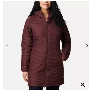 Columbia Women's Powder Lite™ Mid Jacket color is a maroon red wine color
